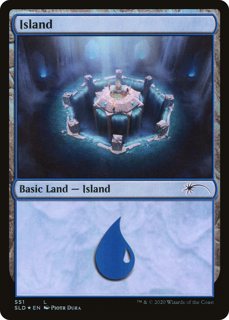 Island (551) (SLD-551)  Foil - Secret Lair Drop