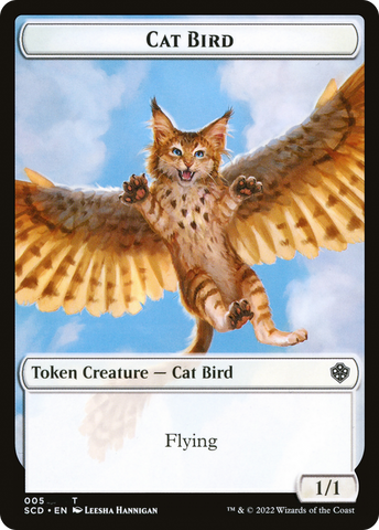 Cat Bird (TSCD-005)  Foil - Starter Commander Deck Tokens