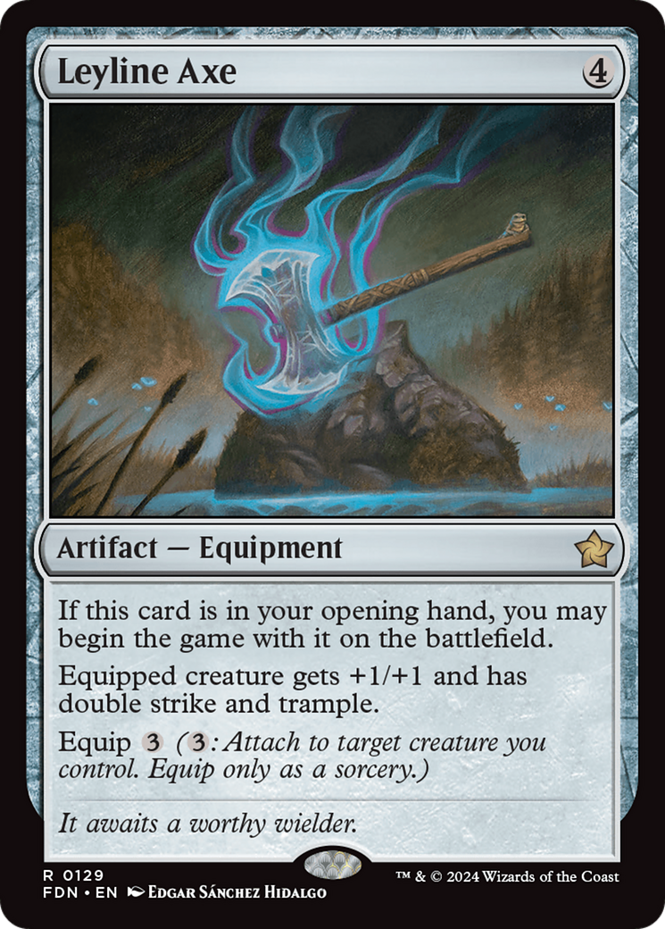 Leyline Axe (FDN-129)  - Foundations