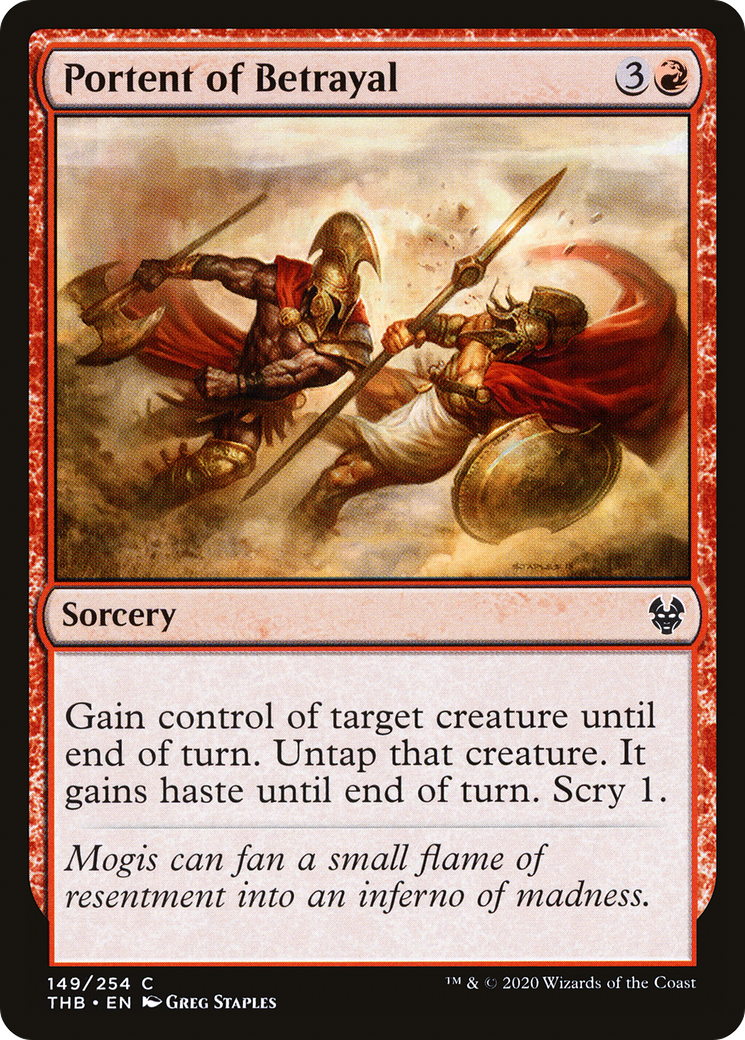 Portent of Betrayal (THB-149)  Foil - Theros Beyond Death