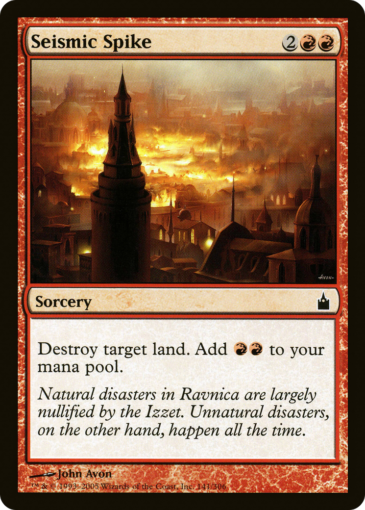 Seismic Spike (RAV-141)  Foil - Ravnica: City of Guilds