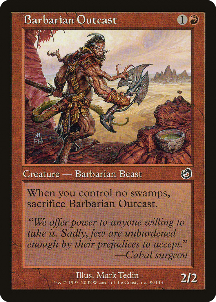 Barbarian Outcast (TOR-092)  - Torment