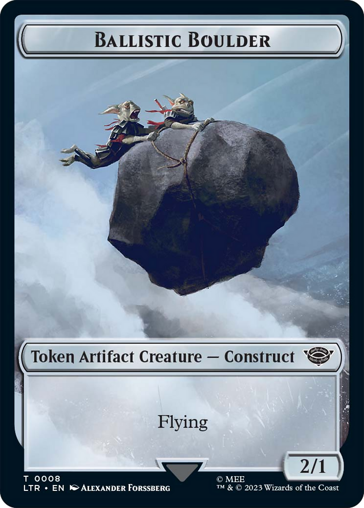 Ballistic Boulder (TLTR-008)  Foil - Tales of Middle-earth Tokens