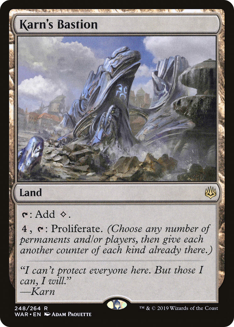 Karn's Bastion (WAR-248)  Foil - War of the Spark