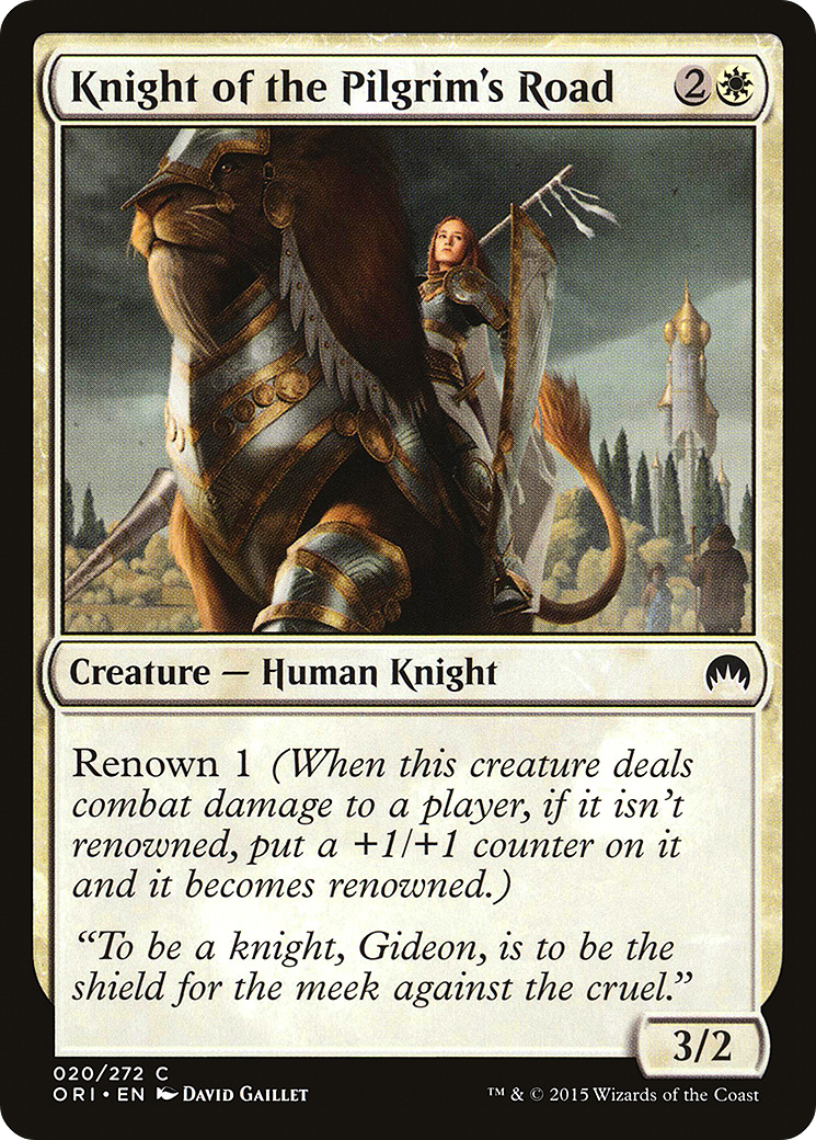 Knight of the Pilgrim's Road (ORI-020)  - Magic Origins