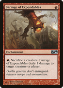 Barrage of Expendables (M14-127)  Foil - Magic 2014