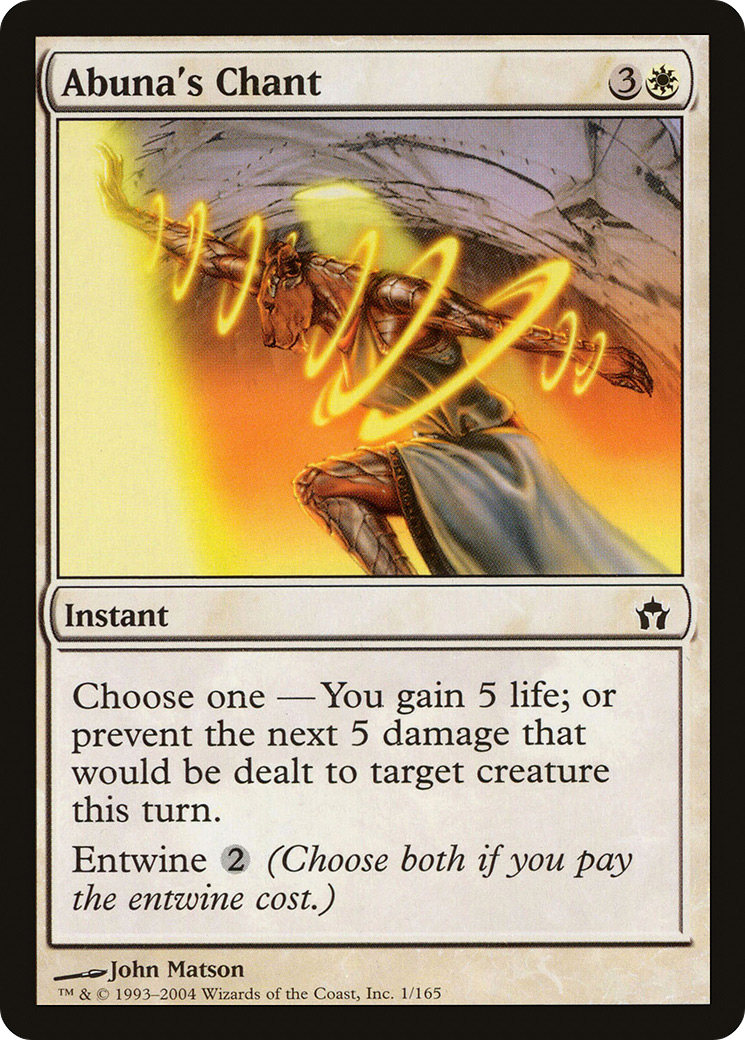 Abuna's Chant (5DN-001)  Foil - Fifth Dawn