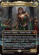 Kotis, Sibsig Champion (Borderless) (TDC-005) - Commander: Tarkir: Dragonstorm (Borderless)