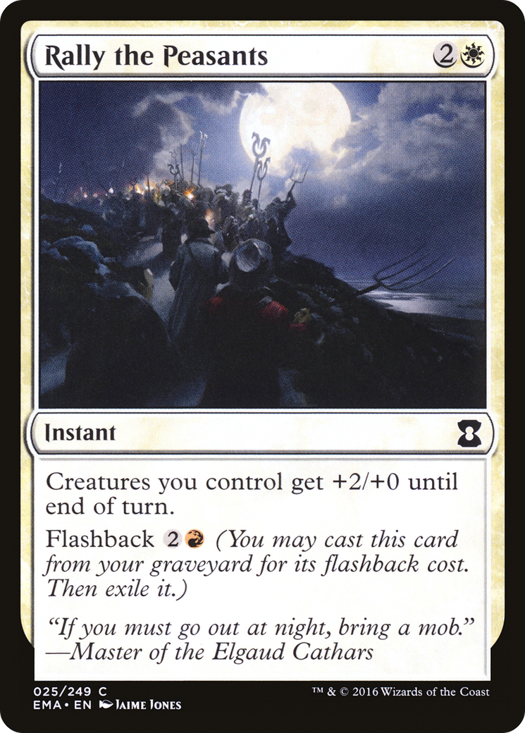 Rally the Peasants (EMA-025)  - Eternal Masters