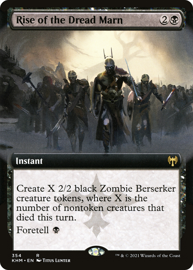 Rise of the Dread Marn (Extended Art) (KHM-354)  Foil - Kaldheim