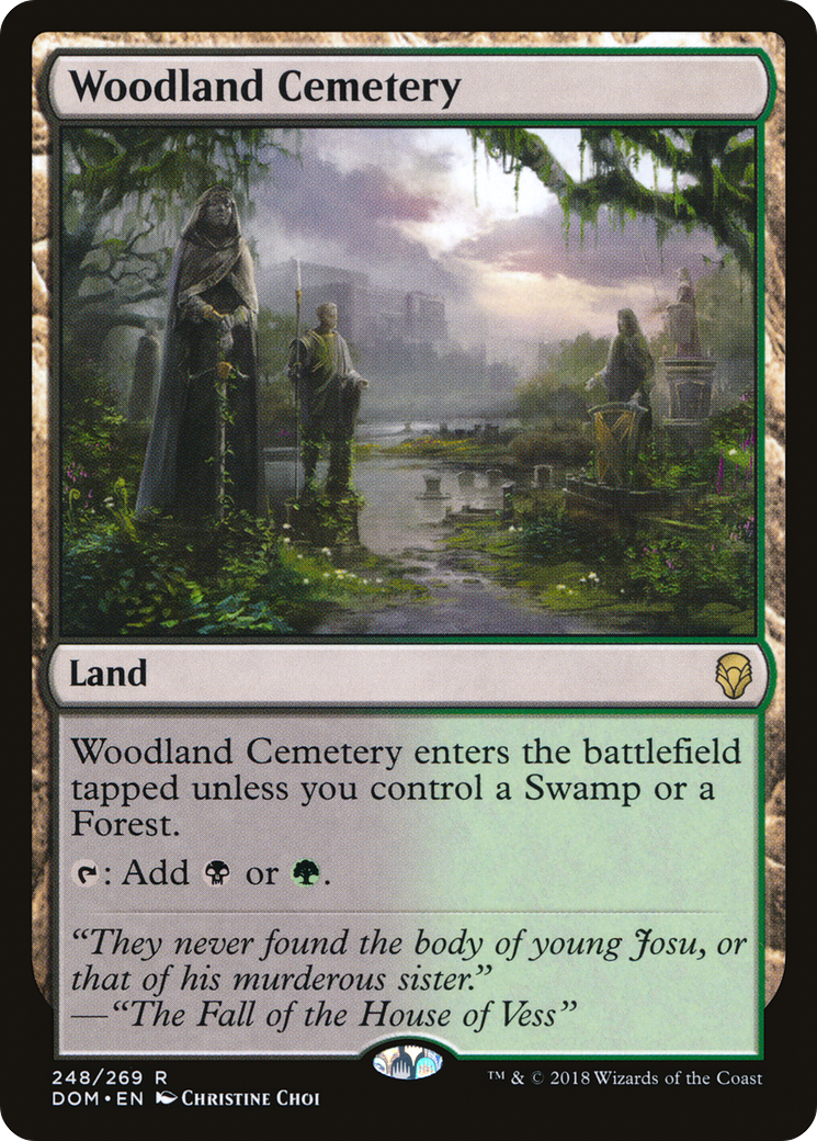 Woodland Cemetery (DOM-248)  Foil - Dominaria