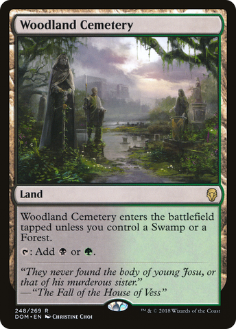 Woodland Cemetery (DOM-248)  Foil - Dominaria