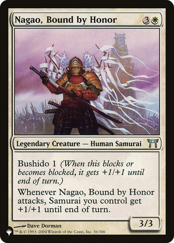 Nagao, Bound by Honor (LIST-CHK-36)  - The List