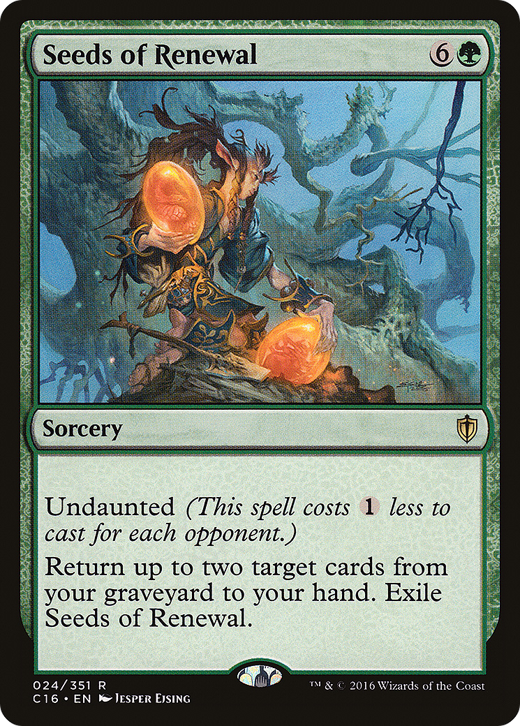Seeds of Renewal (C16-024)  - Commander 2016
