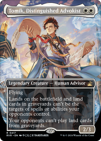 Tomik, Distinguished Advokist (Anime Borderless) (RVR-417)  Foil - Ravnica Remastered