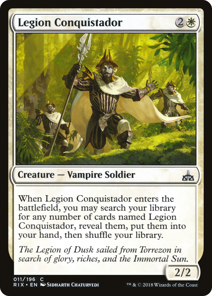 Legion Conquistador (RIX-011)  - Rivals of Ixalan