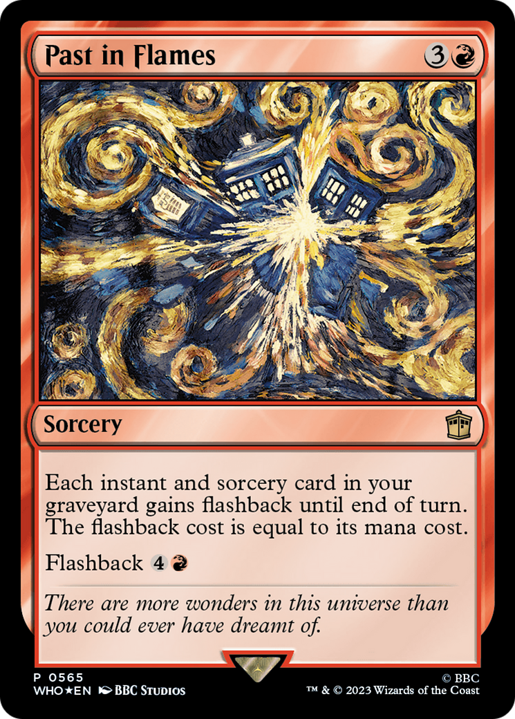 Past in Flames (LARP-565)  Foil - Doctor Who