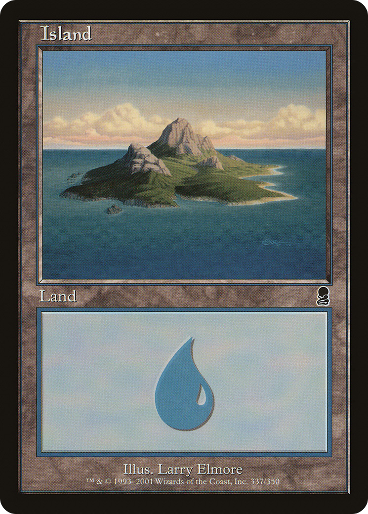 Island (337) (ODY-337)  Foil - Odyssey