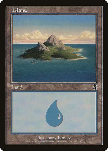 Island (337) (ODY-337)  Foil - Odyssey