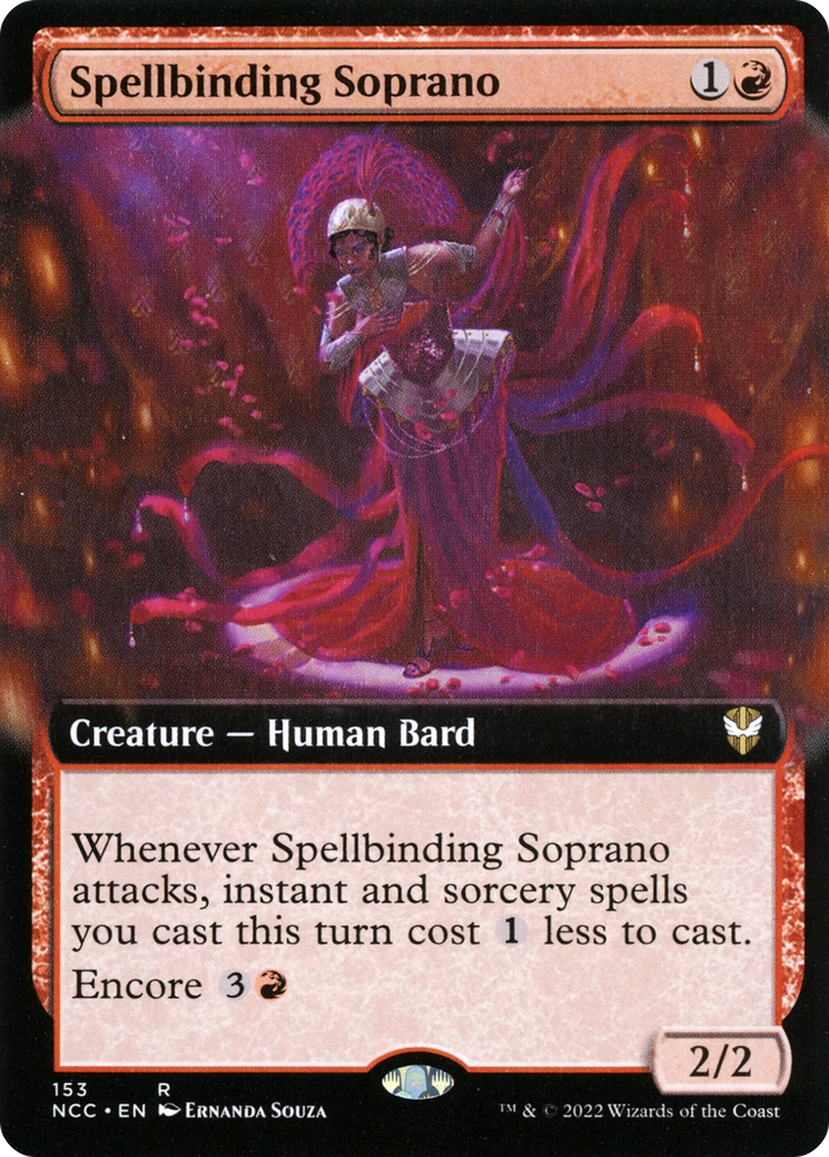 Spellbinding Soprano (Extended Art) (NCC-153) - New Capenna Commander: (Extended Art)
