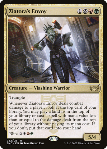 Ziatora's Envoy (SNC-232)  Foil - Streets of New Capenna