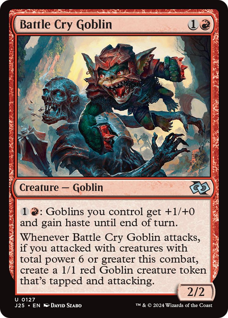 Battle Cry Goblin (J25-127)  - Foundations Jumpstart