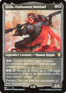 Livio, Oathsworn Sentinel (Foil Etched) (CMR-551)  Etched Foil - Commander Legends