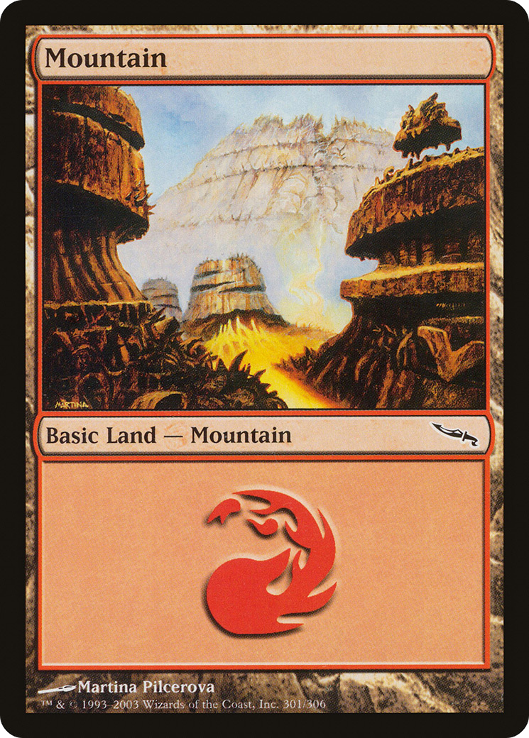 Mountain (301) (MRD-301) - Mirrodin