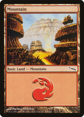 Mountain (301) (MRD-301)  - Mirrodin