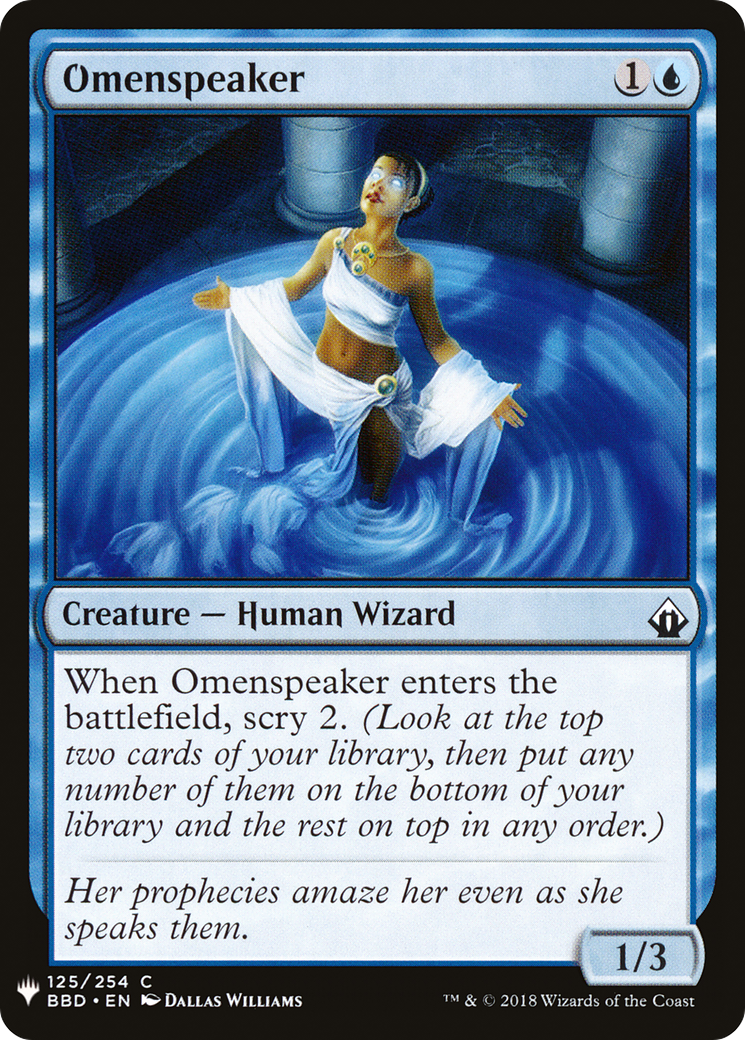 Omenspeaker (LIST-BBD-125)  - The List