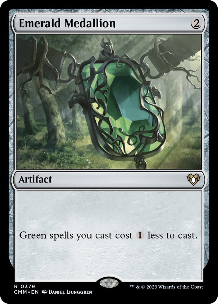Emerald Medallion (CMM-379)  Foil - Commander Masters