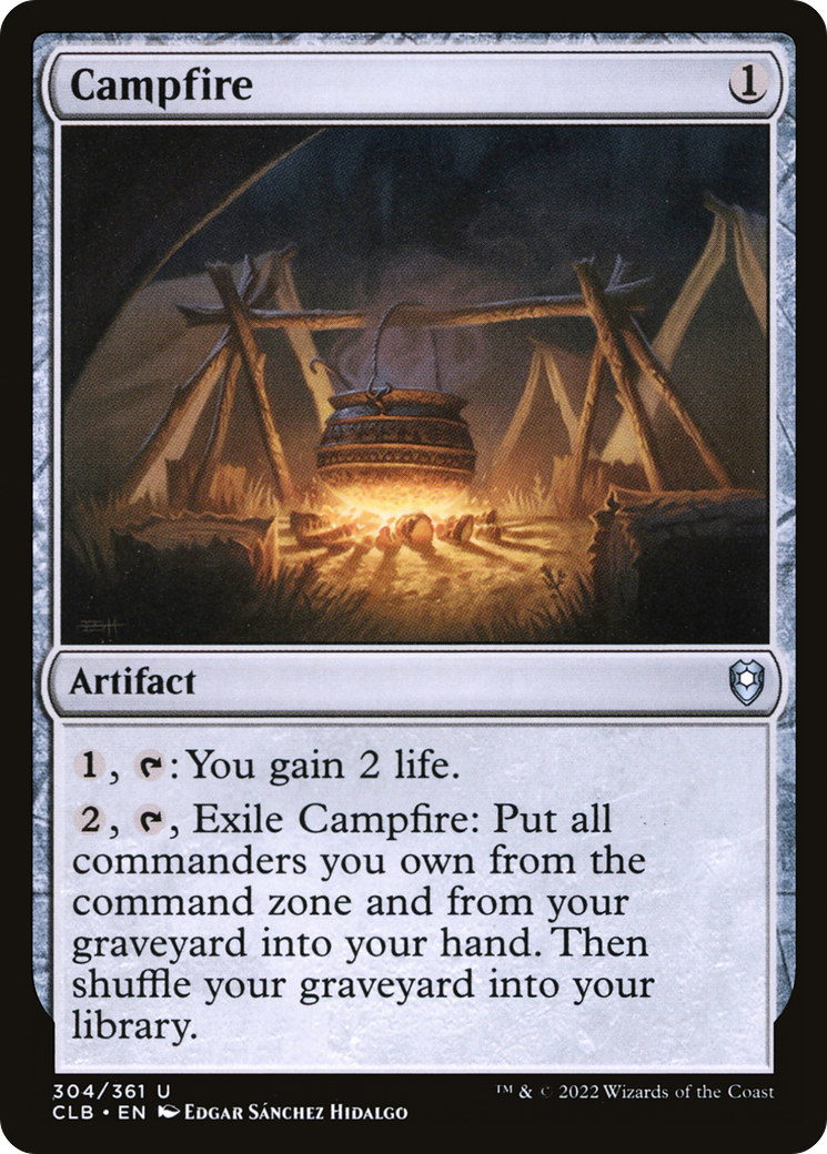 Campfire (CLB-304)  Foil - Commander Legends: Battle for Baldur's Gate