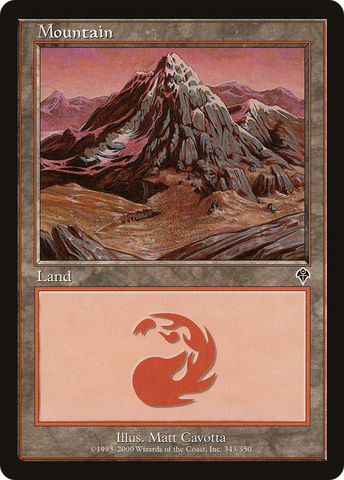 Mountain (343) (INV-343) - Invasion Foil
