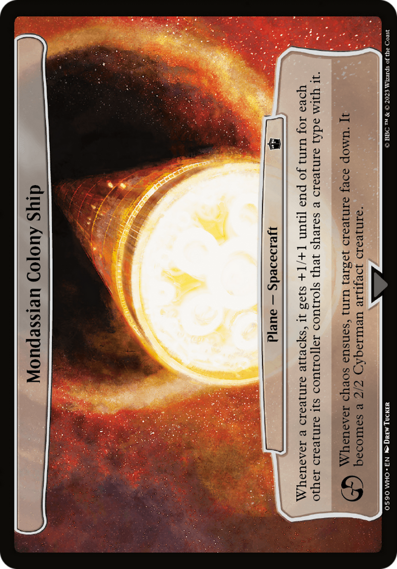 Mondassian Colony Ship (WHO-590)  - Doctor Who