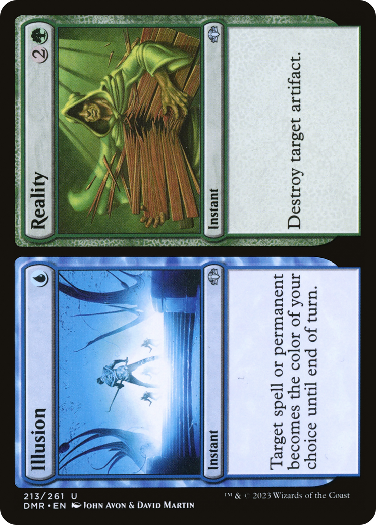 Illusion // Reality (DMR-213)  - Dominaria Remastered