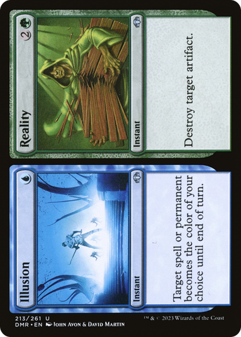 Illusion // Reality (DMR-213)  Foil - Dominaria Remastered