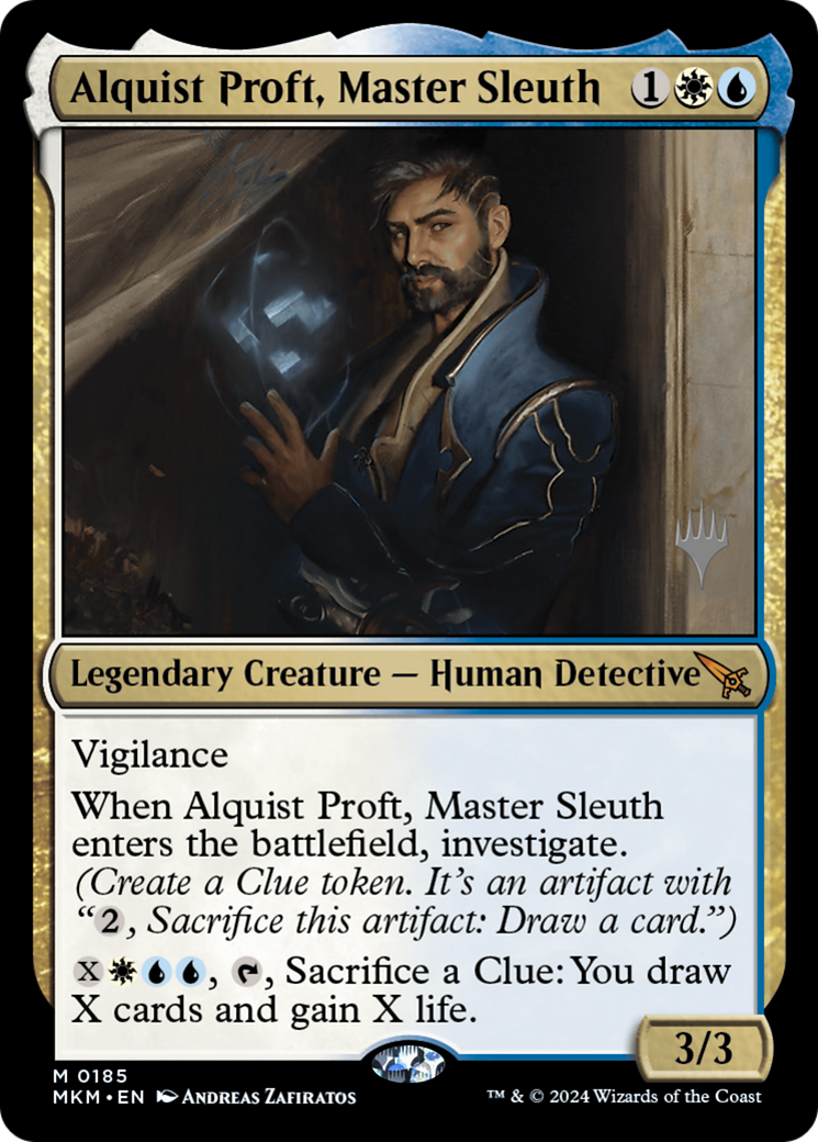 Alquist Proft, Master Sleuth (PPMKM-185)  Foil - Murders at Karlov Manor Promos