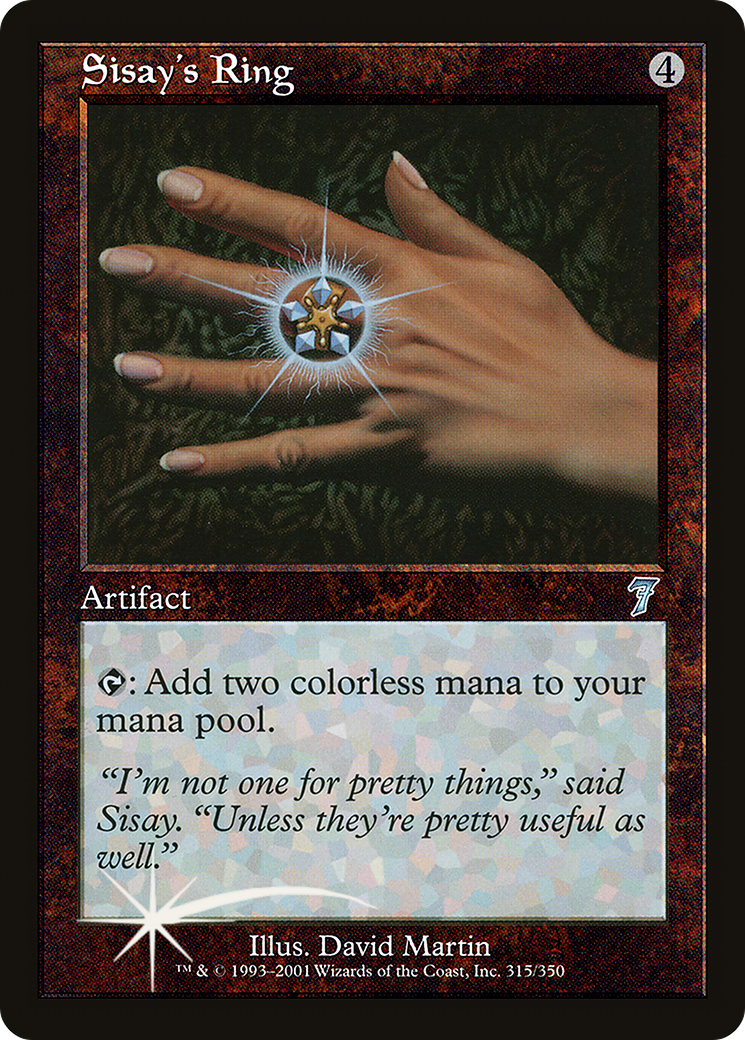 Sisay's Ring (7ED-315★) - Seventh Edition Foil