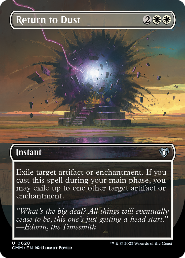 Return to Dust (Borderless) (CMM-628)  - Commander Masters