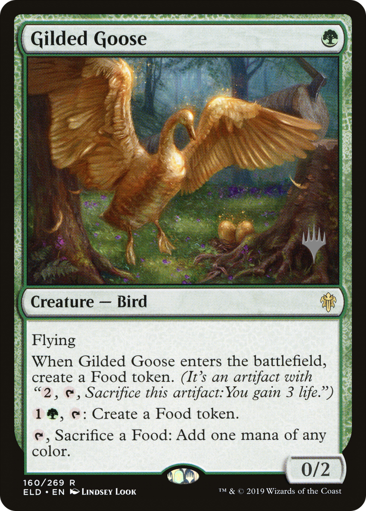 Gilded Goose (PPELD-160) - Throne of Eldraine Promos Foil