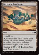 Deceptive Landscape (TDC-356)  - Commander: Tarkir: Dragonstorm