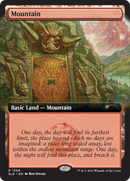 Mountain (1366) (SLD-1366)  Foil - Secret Lair Drop: (Extended Art)