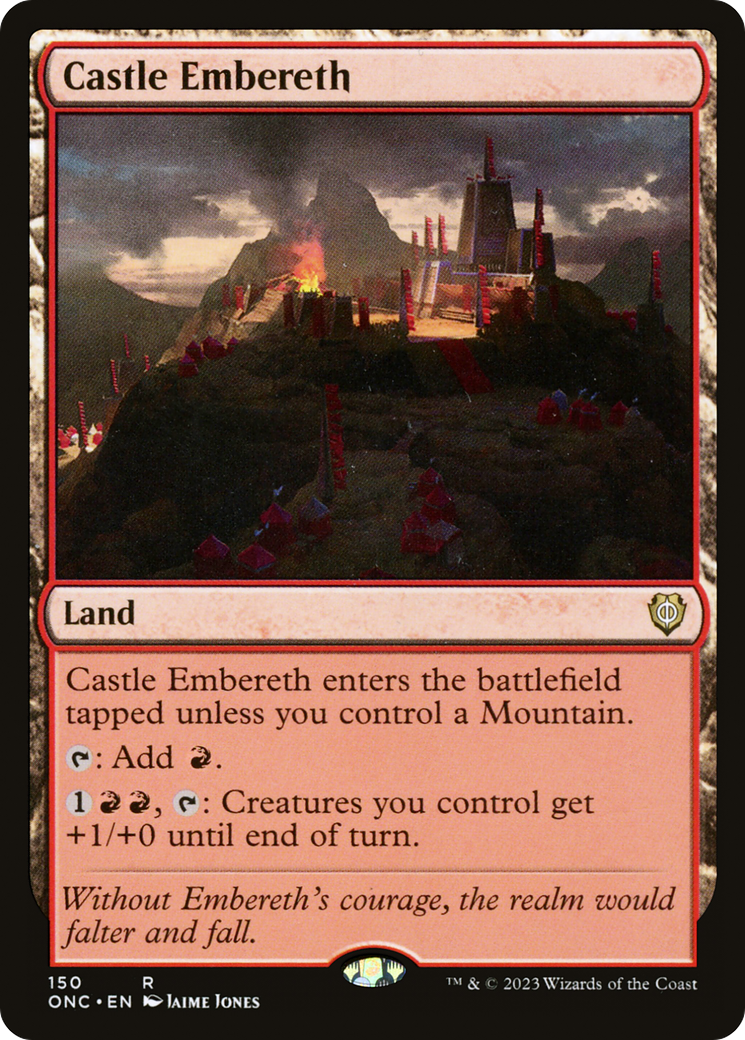 Castle Embereth (ONC-150)  - Phyrexia: All Will Be One Commander