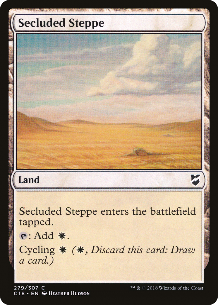 Secluded Steppe (C18-279)  - Commander 2018