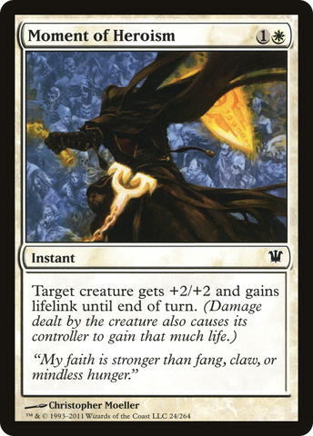 Moment of Heroism (ISD-024)  Foil - Innistrad