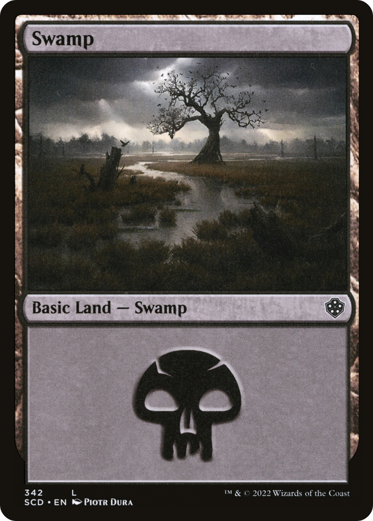 Swamp (342) (SCD-342)  - Starter Commander Decks
