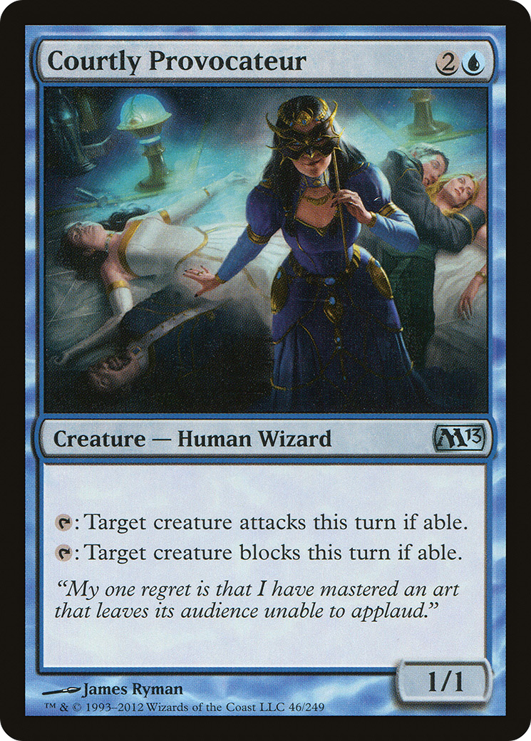 Courtly Provocateur (M13-046)  Foil - Magic 2013
