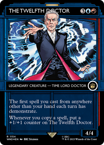 The Twelfth Doctor (Showcase) (Surge Foil) (WHO-1154)  Foil - Doctor Who: (Showcase) (Borderless)
