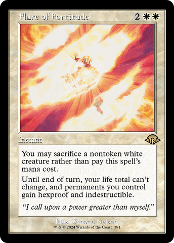 Flare of Fortitude (Retro Frame) (MH3-391)  - Modern Horizons 3