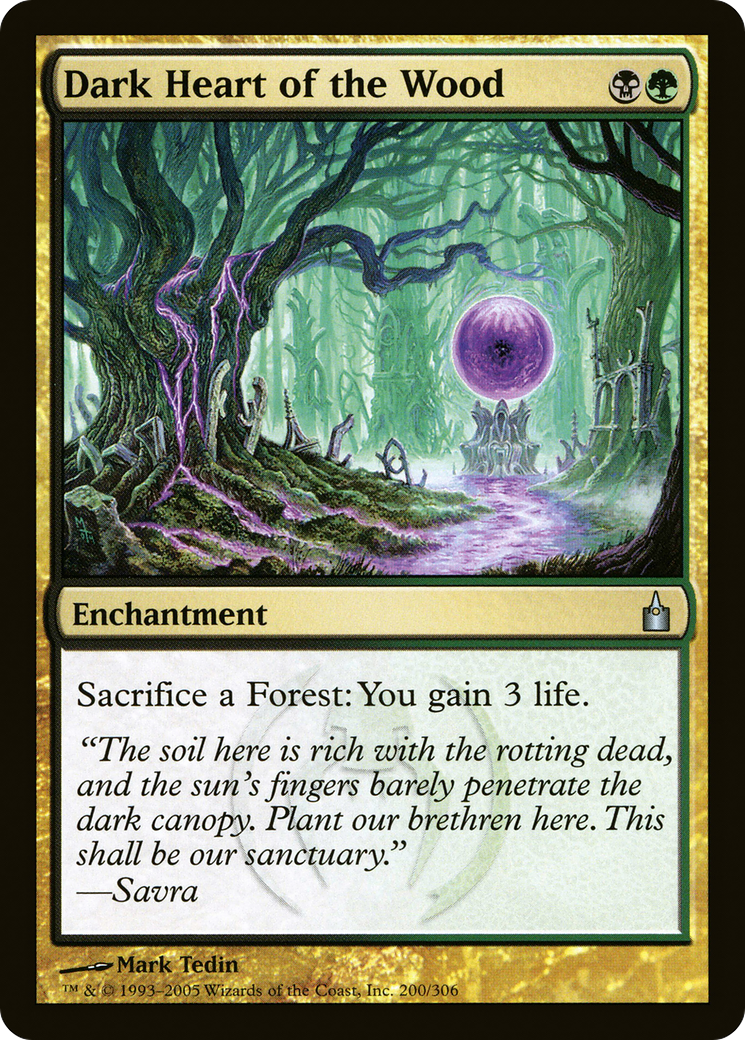 Dark Heart of the Wood (RAV-200)  - Ravnica: City of Guilds